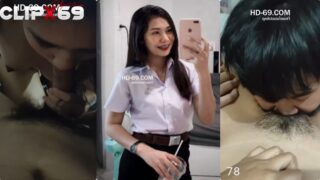 คลิปหลุดนักศึกษา นักศึกษาสาวหน้าคมสวยหุ่นดีจับควยแฟนโม๊กสดดูดควยอมลึกสุดคอทำเอาแฟนหลุดคราง โดนจับพลิกเย็ดสกระแทกไม่ยั้งคาชุดร้องครางลั่นห้องครางเสียวหีสุดๆ