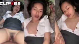 คลิปหลุดนักศึกษา สาววัยรุ่นนักศึกษาสาววัยใสจัดหนักกับแฟน โดแฟนขอถ่ายคลิปก็เลยโชว์ลีลาควงเองใส่ควยโครตเด็ดหน้าใสๆแต่ลีลาโครตเงี่ยน โดนจับซอยหีถี่ๆรัวทำหน้าครางยั่วเย็ดใส่กล้องสู้อีกโดนปล่อยแตกในน้ำอุ่นๆเต็มหี