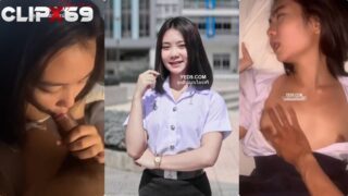 คลิปหลุดนักศึกษา สาวนักศึกษาหมวยขี้เงี่ยนหน้าใสๆ แต่ลีลาการโม๊กโครตเด็ดเลียหัวควยยั่วๆอมลึกสุดคอ โดนจับเย็ดคาชุดขาพาดบ่าเย็ดไม่ยั้งหีฟิตๆสุด เคลิ้มเสียวหีร้องครางลั่นห้อง