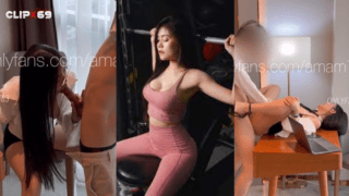 คลิปหลุด Onlyfans amam7078 น้องแอมหีสวยนมใหญ่นั่งทำงานแล้วโดนผัวเย็ดหีxx โก่งตูดเย็ดสดกระเด้าท่าหมาล่อจนน้ำว่าวแตก