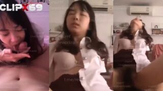 คลิปหลุดนักศึกษา  น้องแว่นสาววัยใสหน้าวานเด็กเรียนมาเลย แต่ลีลาโชั้นเทพโชว์สกิลการโม๊กควยอมสดดูดรัวๆอมมิดลำควย เย็ดเป็นงานจัดขึ้นขย่มคาชุดกระแทกเน้นๆมันส์ร่อนหีเอวอย่างดีทำเอาแฟนหลงไหลในลีลาเด็ด