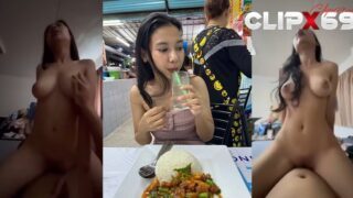 คลิปหลุดทางบ้าน สาวสวยนมใหญ่เย็ดกับผัวหลังพาไปเลี้ยงข้าว จับถกเสื้อยัดควยเสียบหีนมเด้งตามจังหวะควยเน้นๆ ร่อนเอวบนตัวผัวเย็ดกันฉ่ำกระแทกเย็ดนมเด้งๆร้องเสียงโคตรเสียว แหกหีซอยรัวก่อนปล่อยน้ำแตกในคารูเยิ้ม